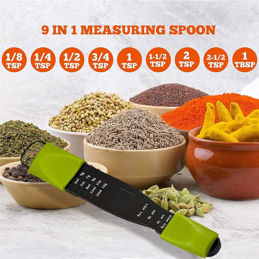 Double Scale Measuring Spoon Practical Kitchen Tool