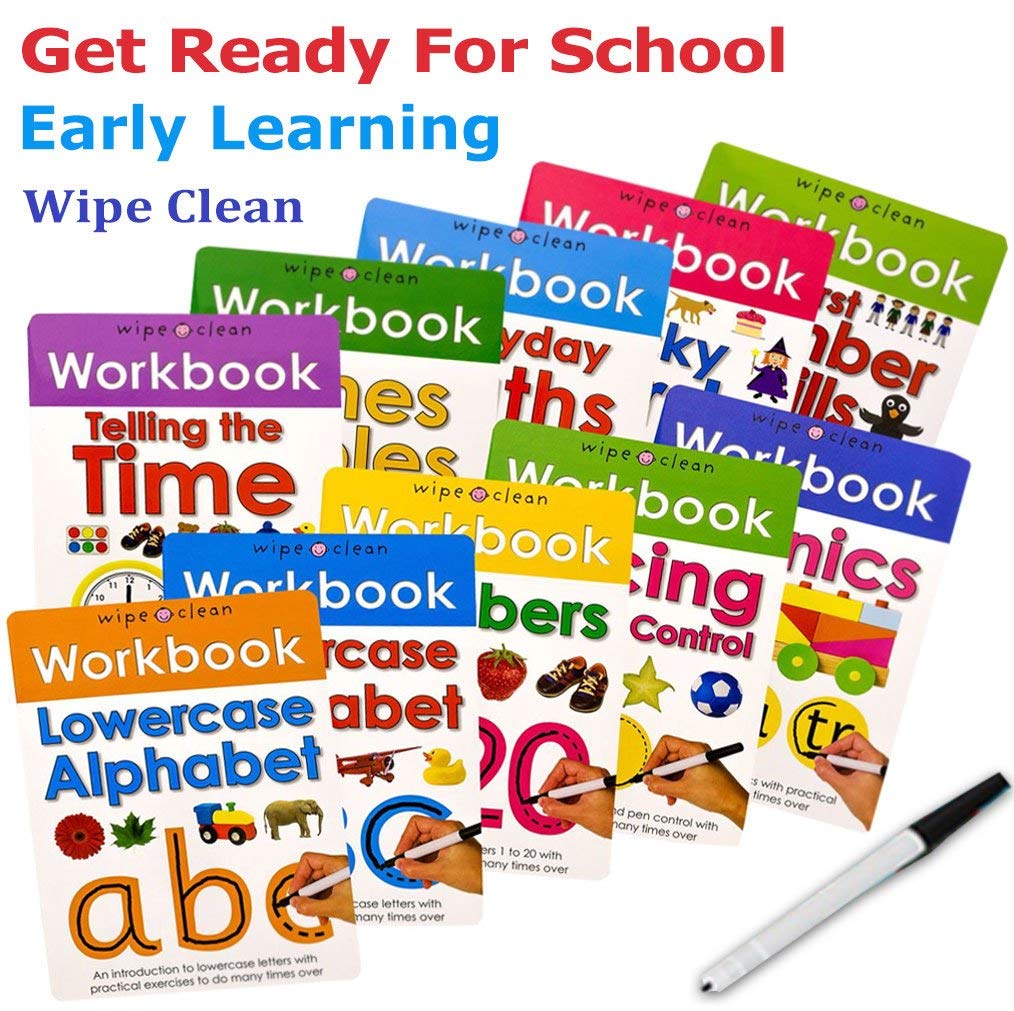 Wipe And Clean Workbooks (Set of 10 Books)