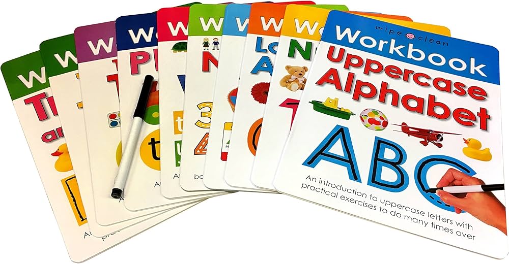 Wipe And Clean Workbooks (Set of 10 Books)