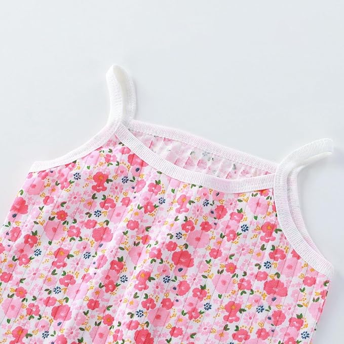 Pijama For Girls Cotton Flower Design Size 1-12y