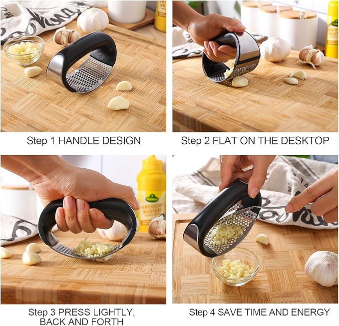Garlic Mincer Stainless Steel