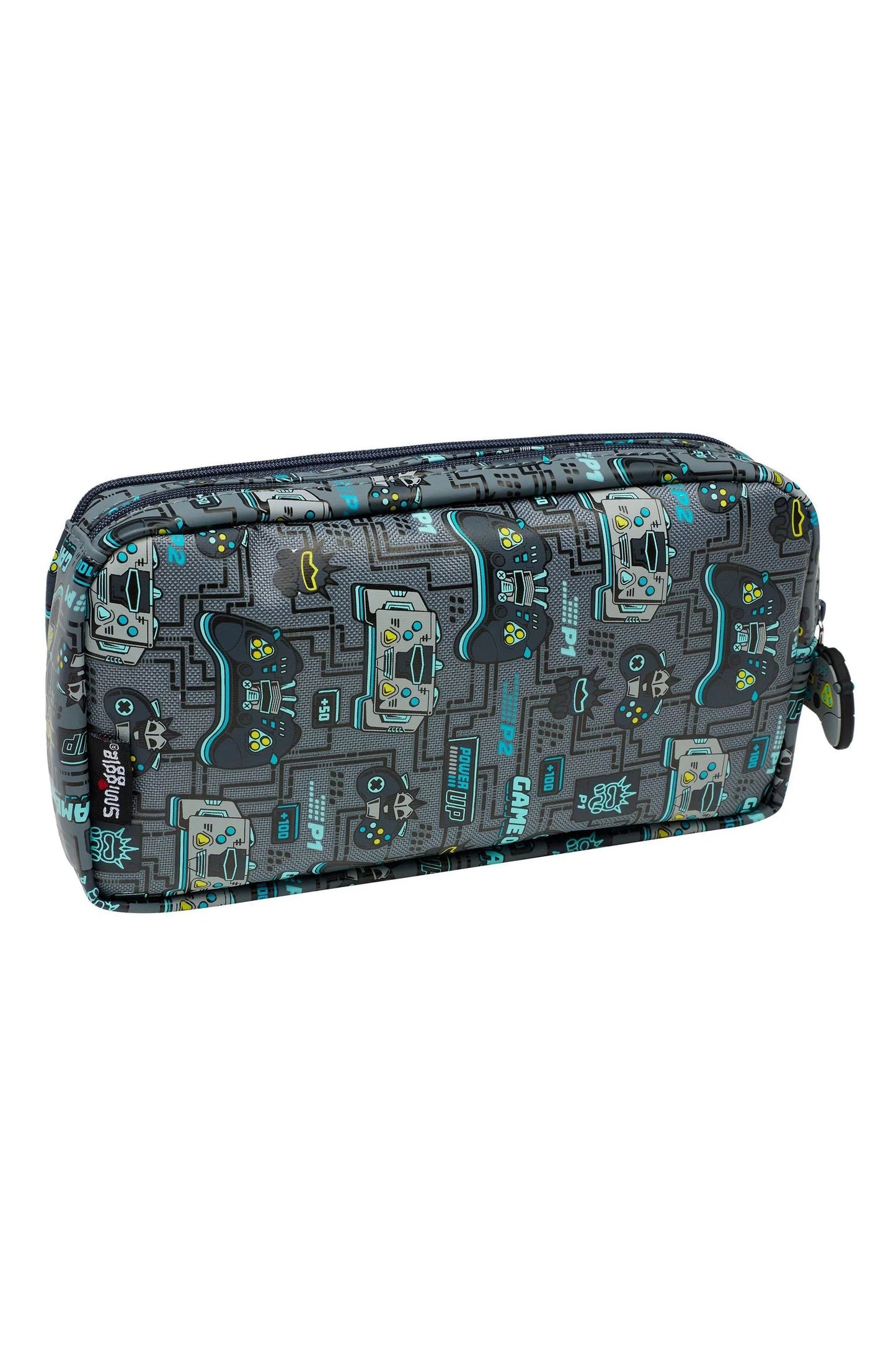 Smiggle Grey Gaming Pencil Case