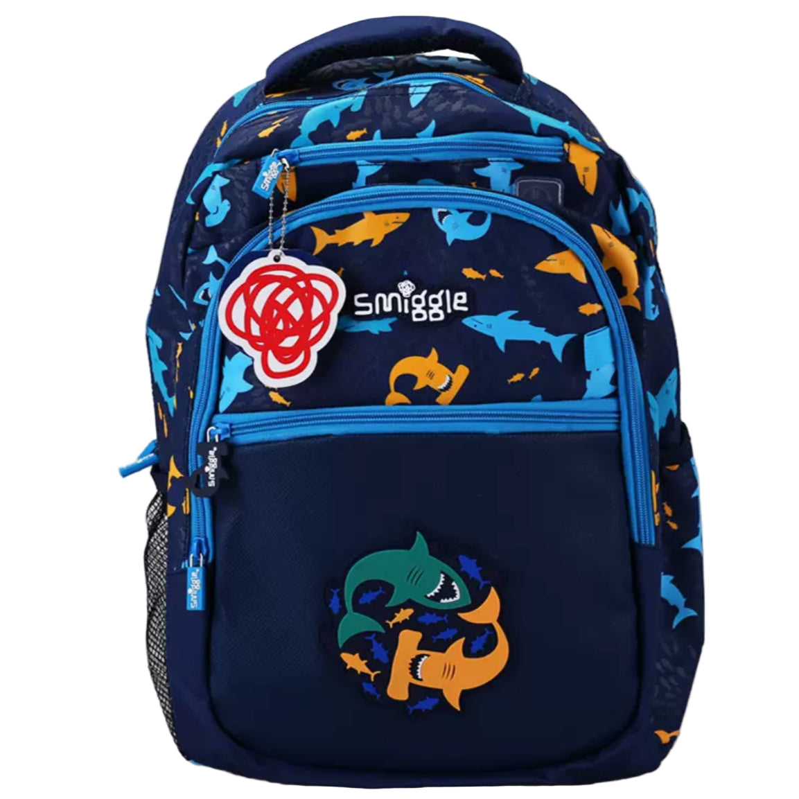Smiggle Wonder Backpack School Bags High Quality For Boys With Shark Design 43cm G1-G3