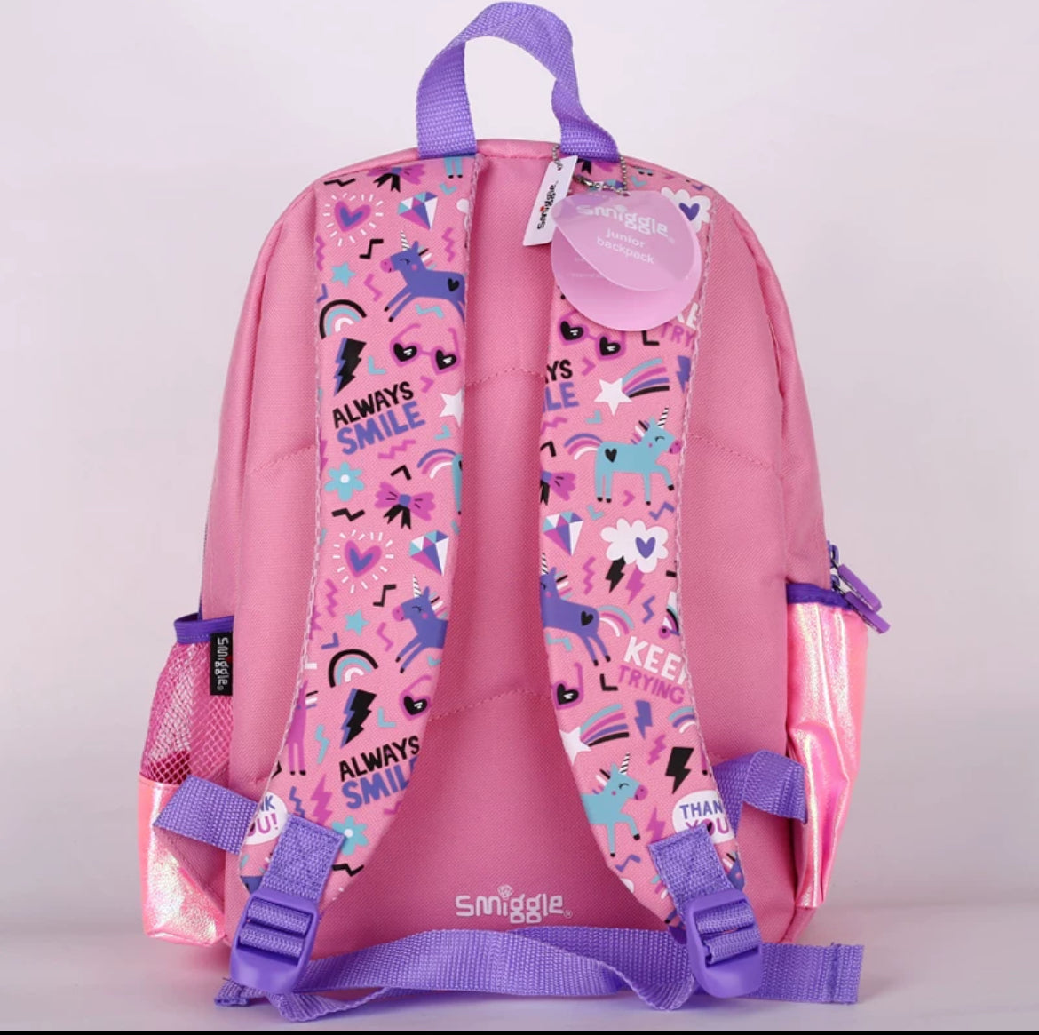 Smiggle Small Backpack Unicorn Design 38cm KG1-KG3