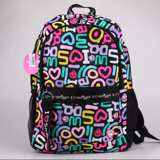 Smiggle Backpack Letter Design 42cm G1-G3