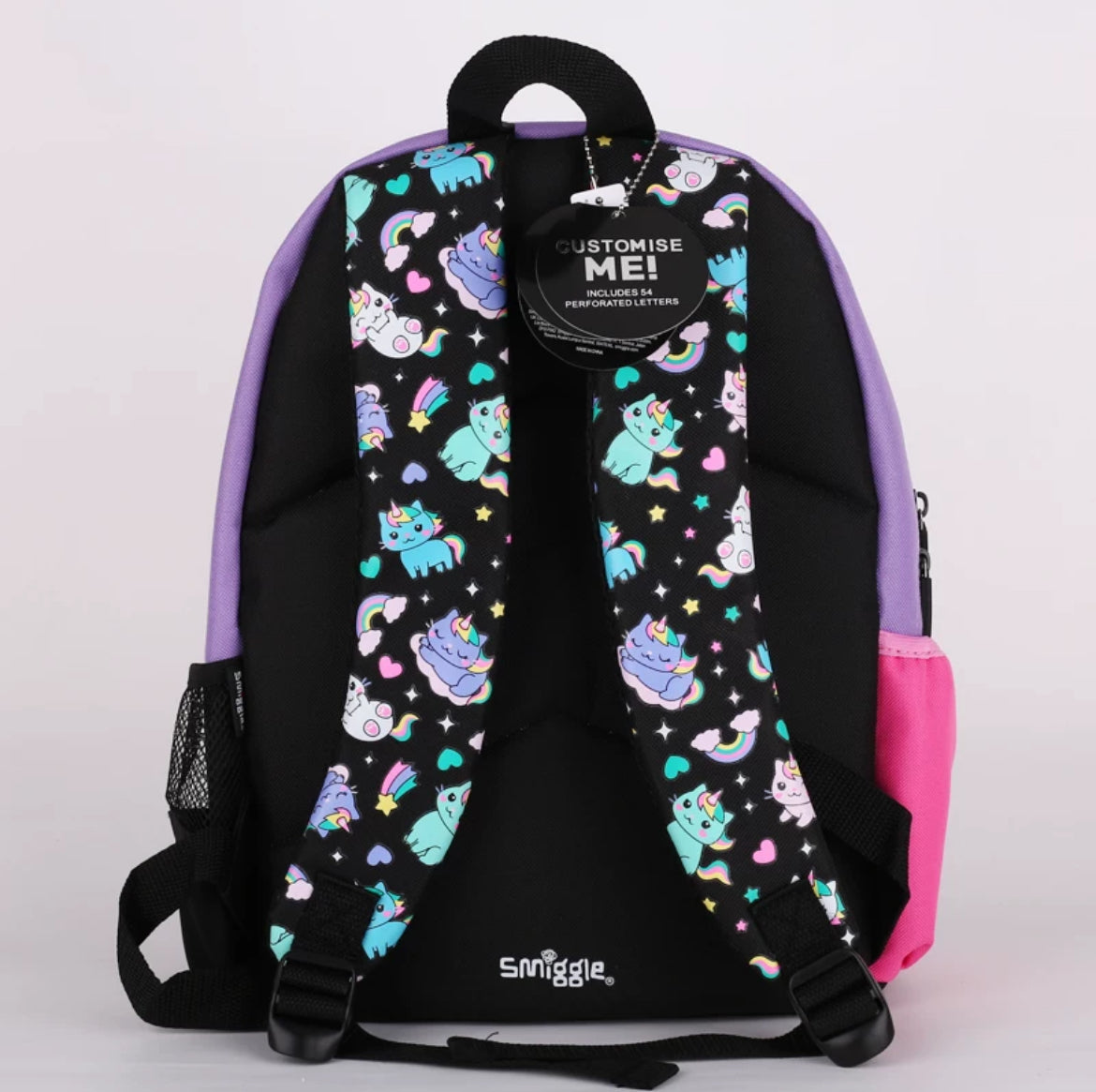 Smiggle Small Backpack Unicorn Rainbow Design 38cm KG1-KG3