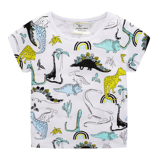 Cotton Dinosaur T-shirt For Kids Size 3-4y