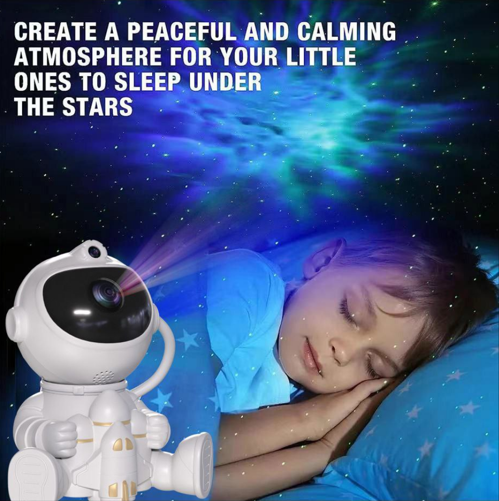 Stary Sky Astronaut Projector,Creates Peaceful Calming Atmosphere,With Various Effects