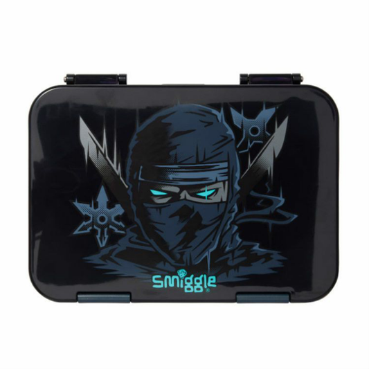 Smiggle Lunch Box Ninja Design 21x15x4.5