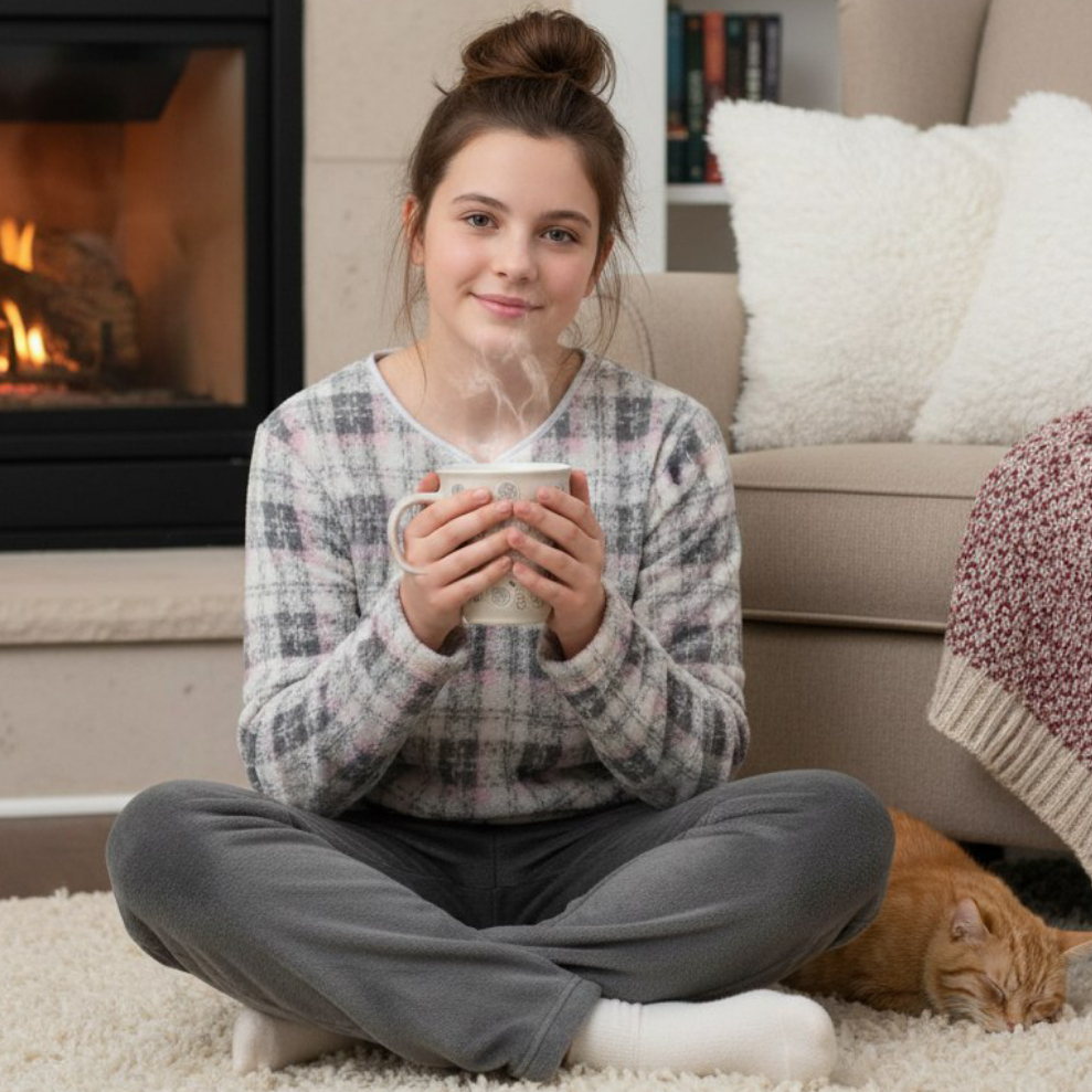 Warm Soft Winter Pijama Size XS (14y)