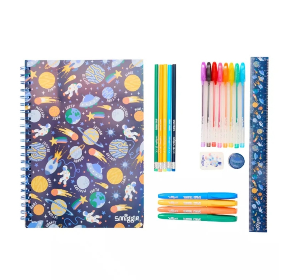 Smiggle Space Stationery Set