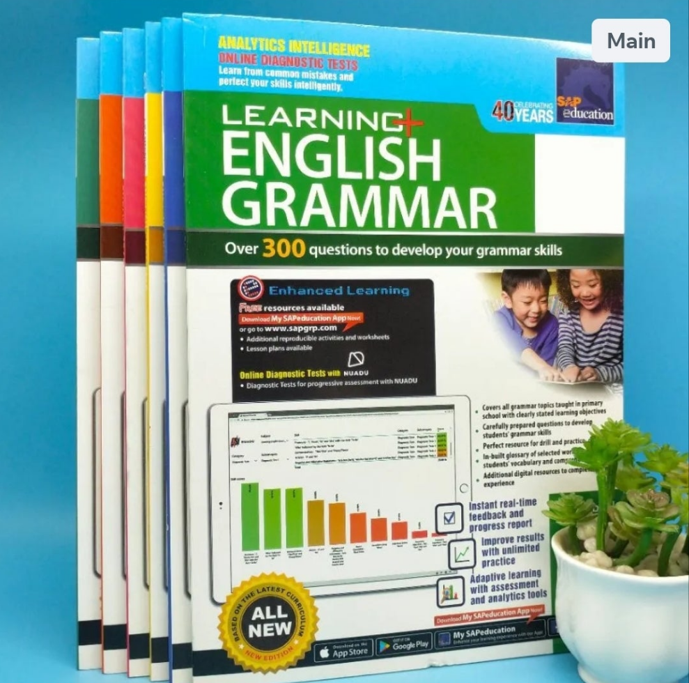 English Grammar 6 Books SAP English Workbook