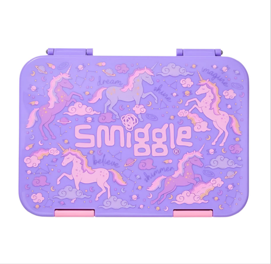 Smiggle Lunch Box Unicorn Design 21x15x4.5