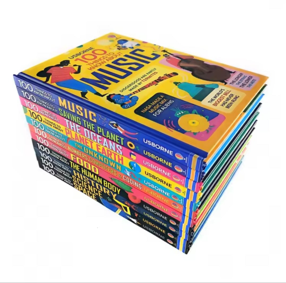 Usborne 100 Things To Know About 11 books Hard Cover