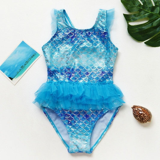 Mermaid Swimsuits 1pcs Size (2-3y)