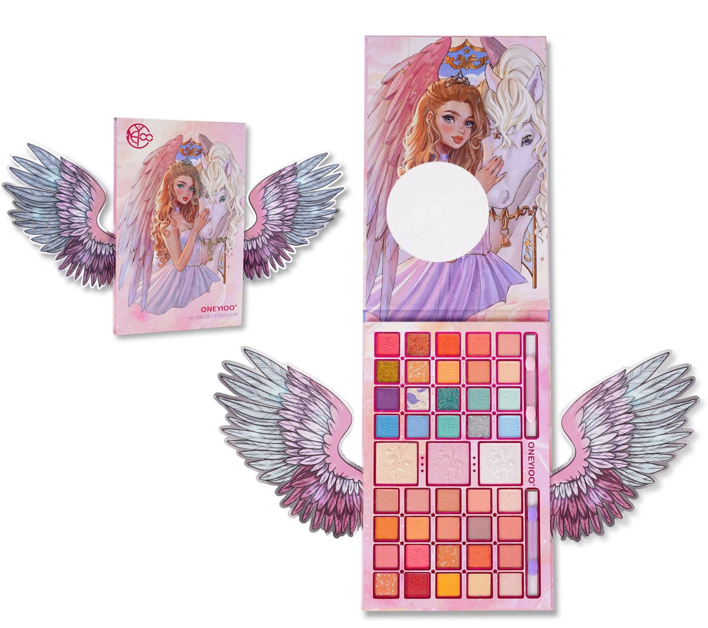 43 Colors Unicorn Wings Design Matte Eyeshadow Palette
