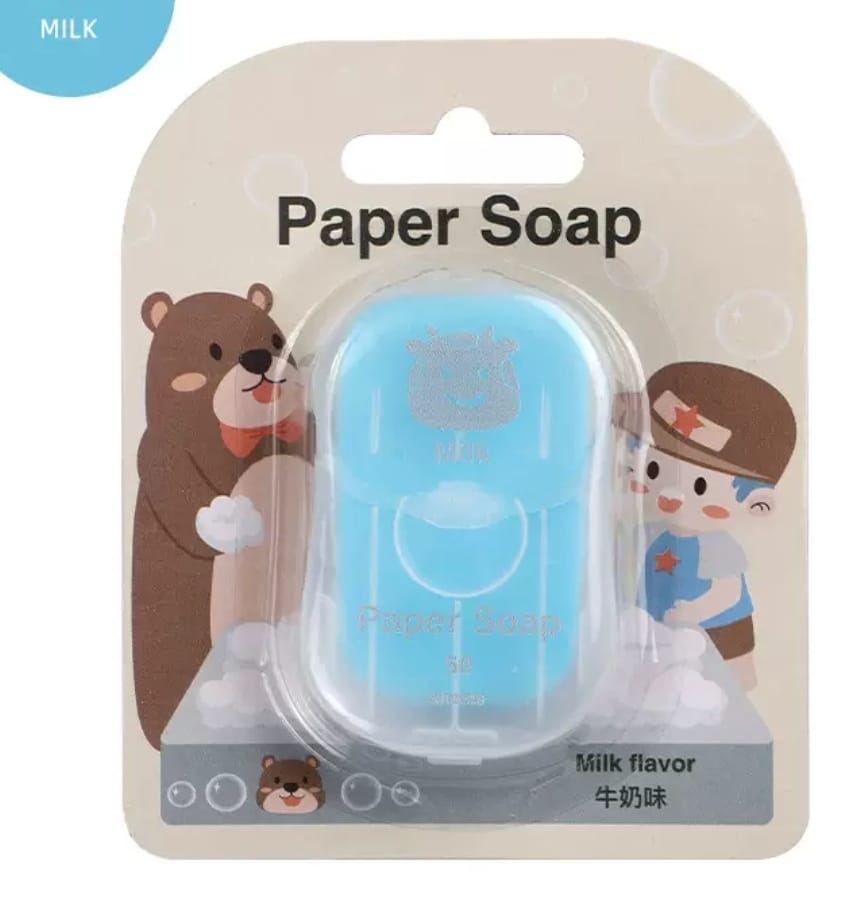 Paper Soap Sheets Portable On The Go