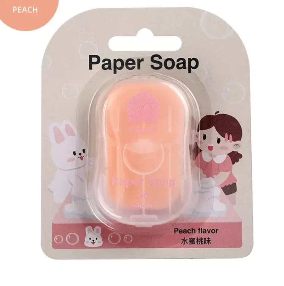 Paper Soap Sheets Portable On The Go