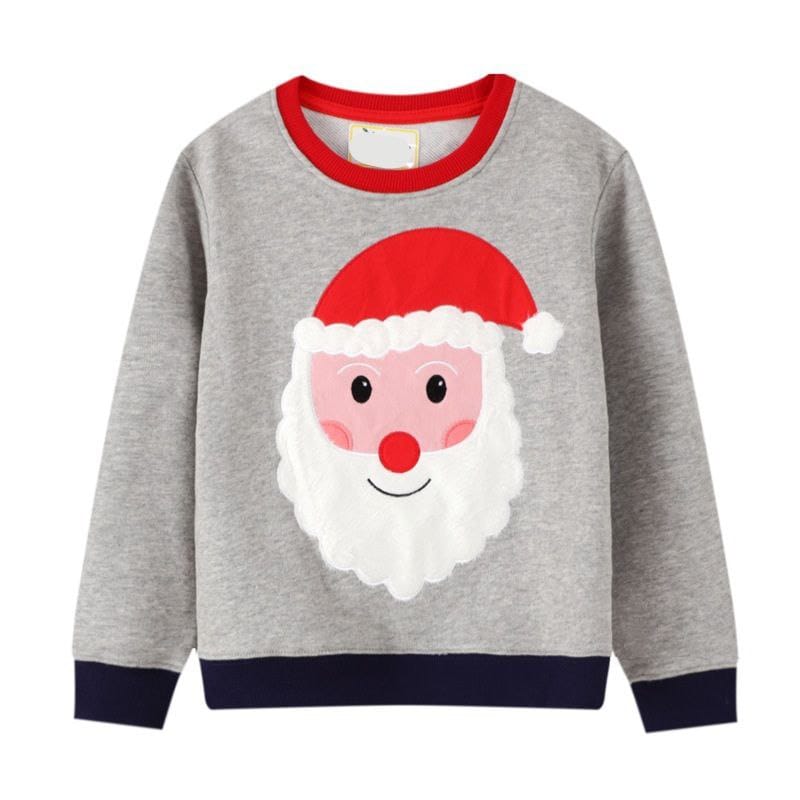 Cotton 100% Sweater Santa Clause Design Age 3-5y
