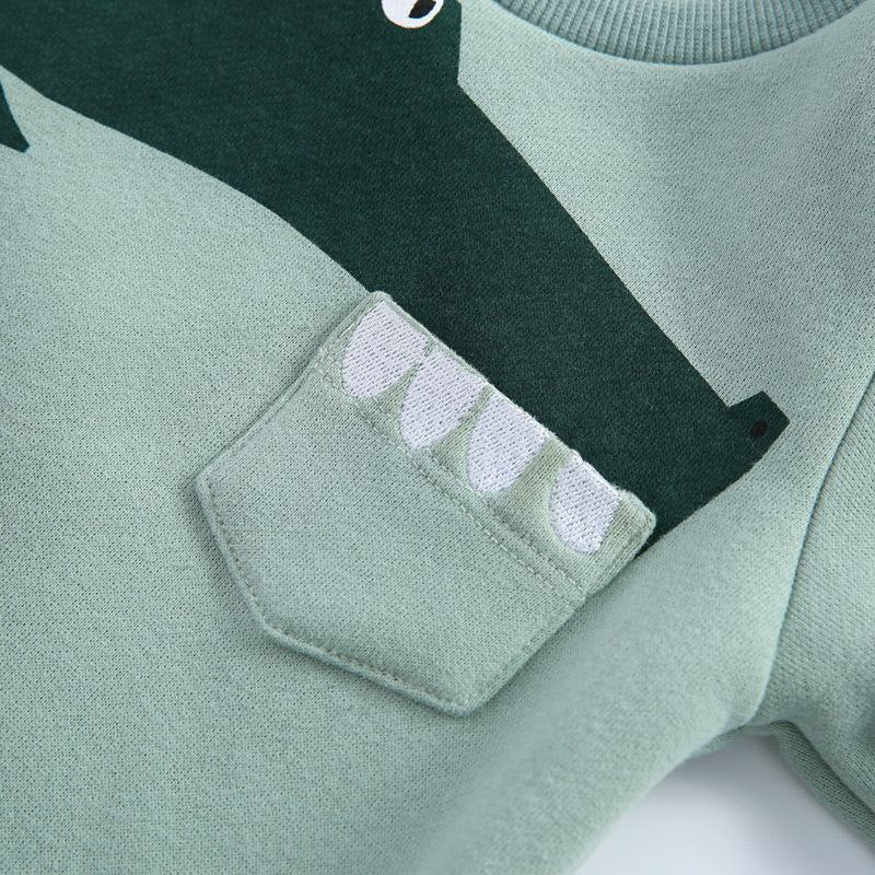 High-quality Warm Set 2 pcs Crocodile Design Size 5-6y