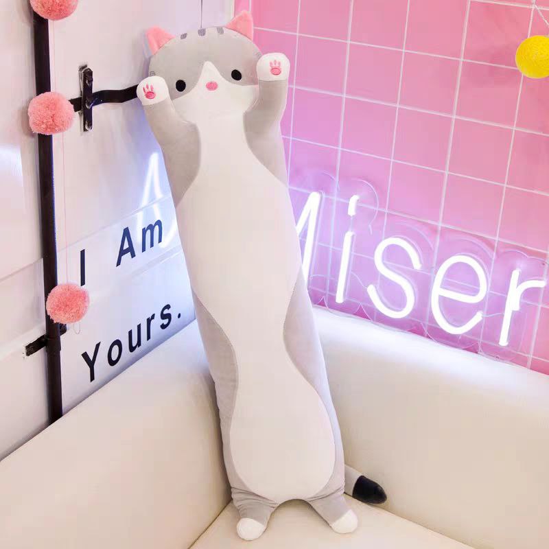 Cute Stuffed Plush Cat Soft | Sleep Hugging Pillow | Extra Size 130cm