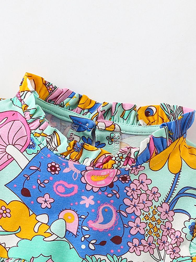 Pretty Dress Multicolor High Quality Cotton size 1-8y