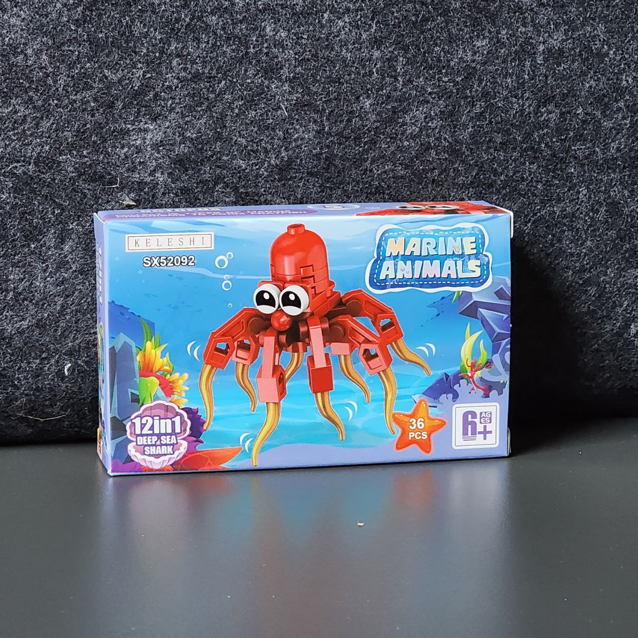 Building Blocks 12 In 1 Marine Animals