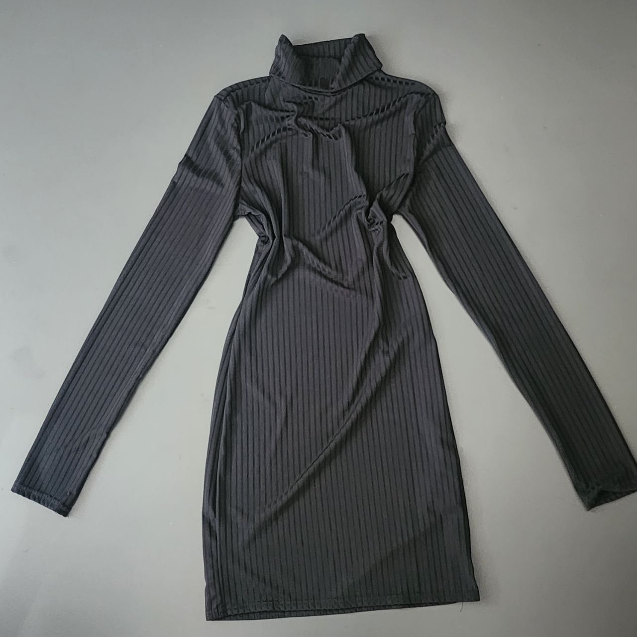 Black Dress High Neck For Women Brand:PrettyLittleThing Size S