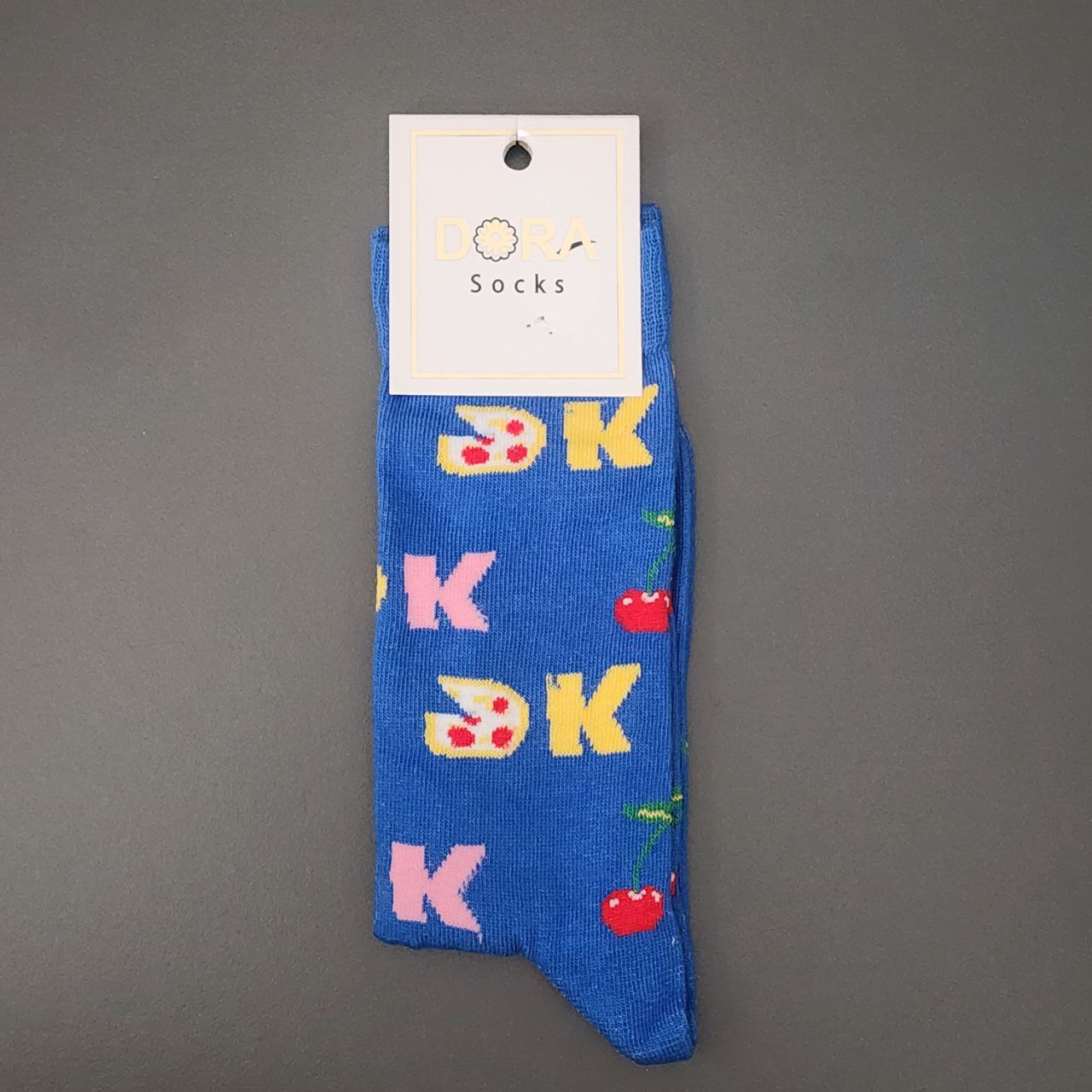Long Socks Cotton With Design Size 36-40