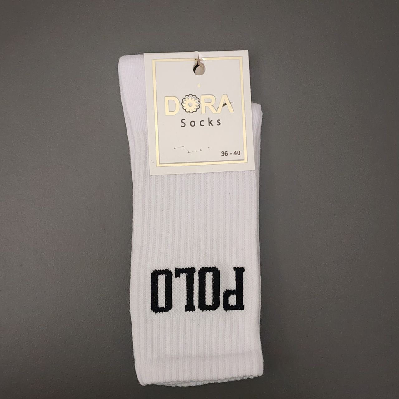 Long Socks Cotton With Design Size 36-40