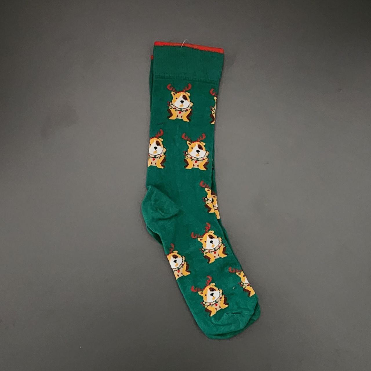 Long Socks Cotton Christmas Design Size 35-39