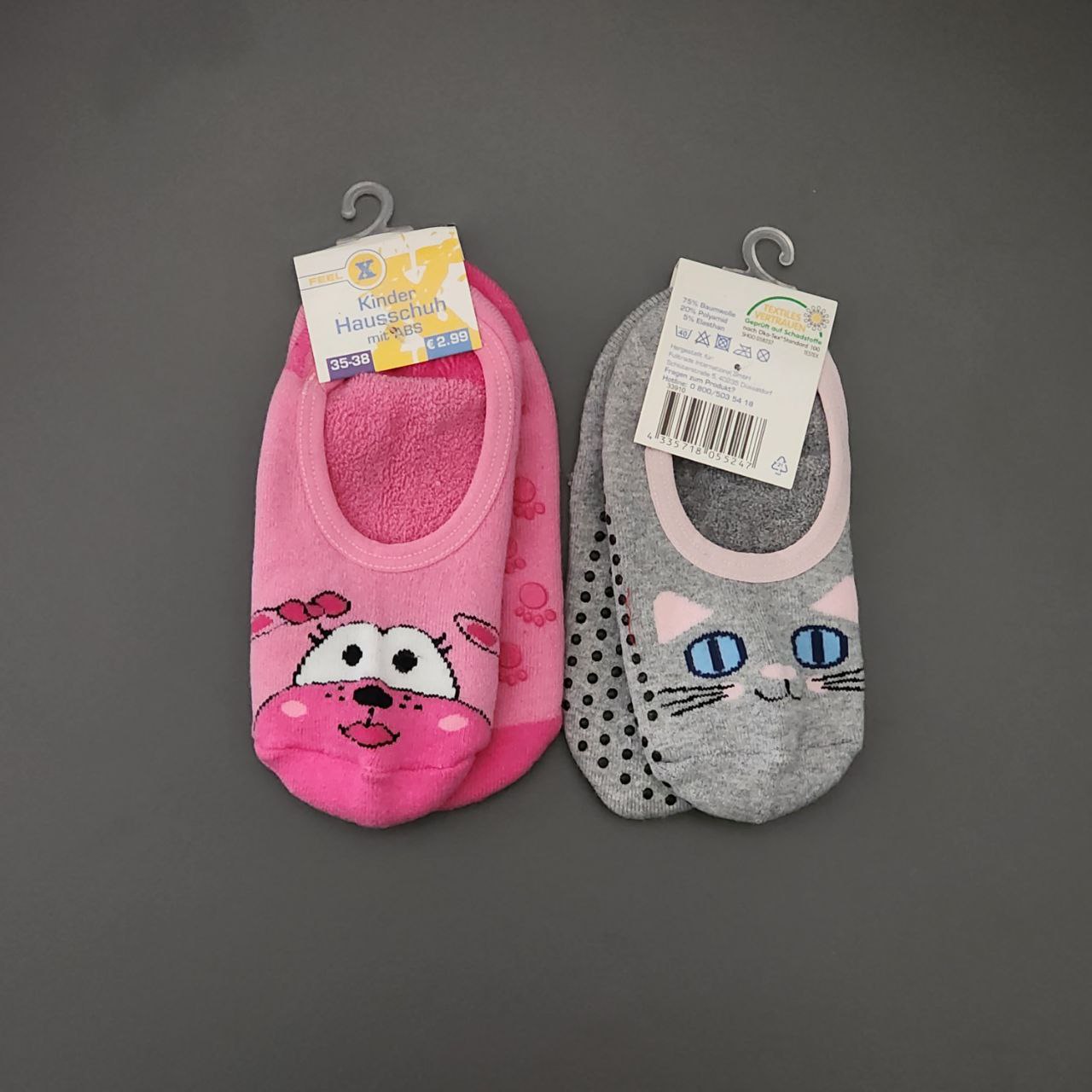 Socks For Girls Cat/Dog Design Size 35-38