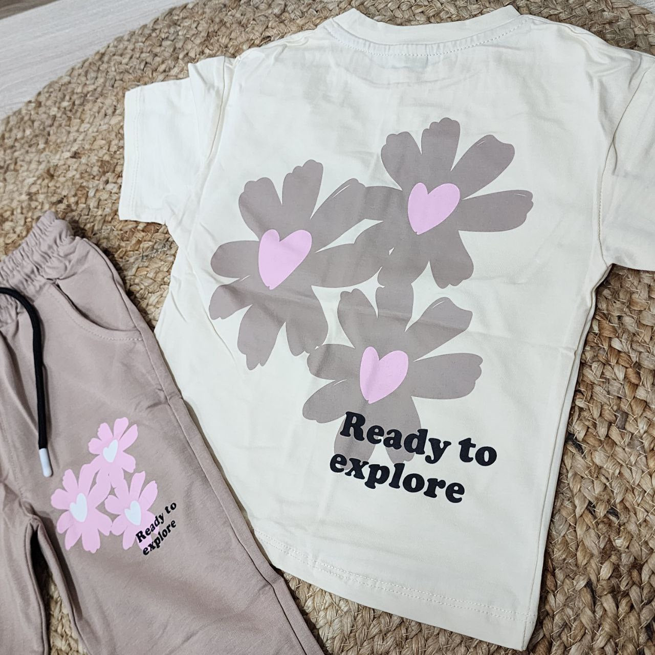 Outfit For Girls Flower Design Size 4-11y
