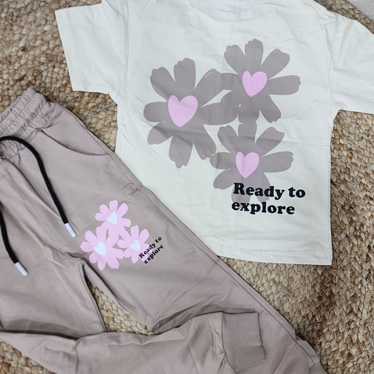 Outfit For Girls Flower Design Size 4-11y