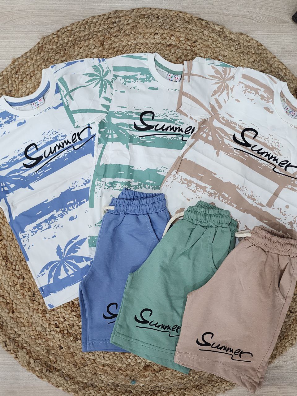 . Summer Outfit For Kids Set Of 2 Pcs Size 5-14y