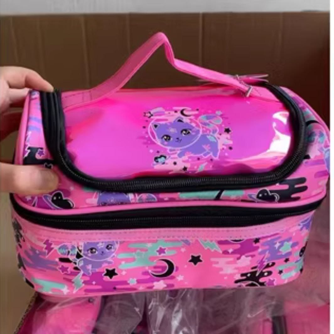 Smiggle Lunch Bag Space Cat Bento Bag
