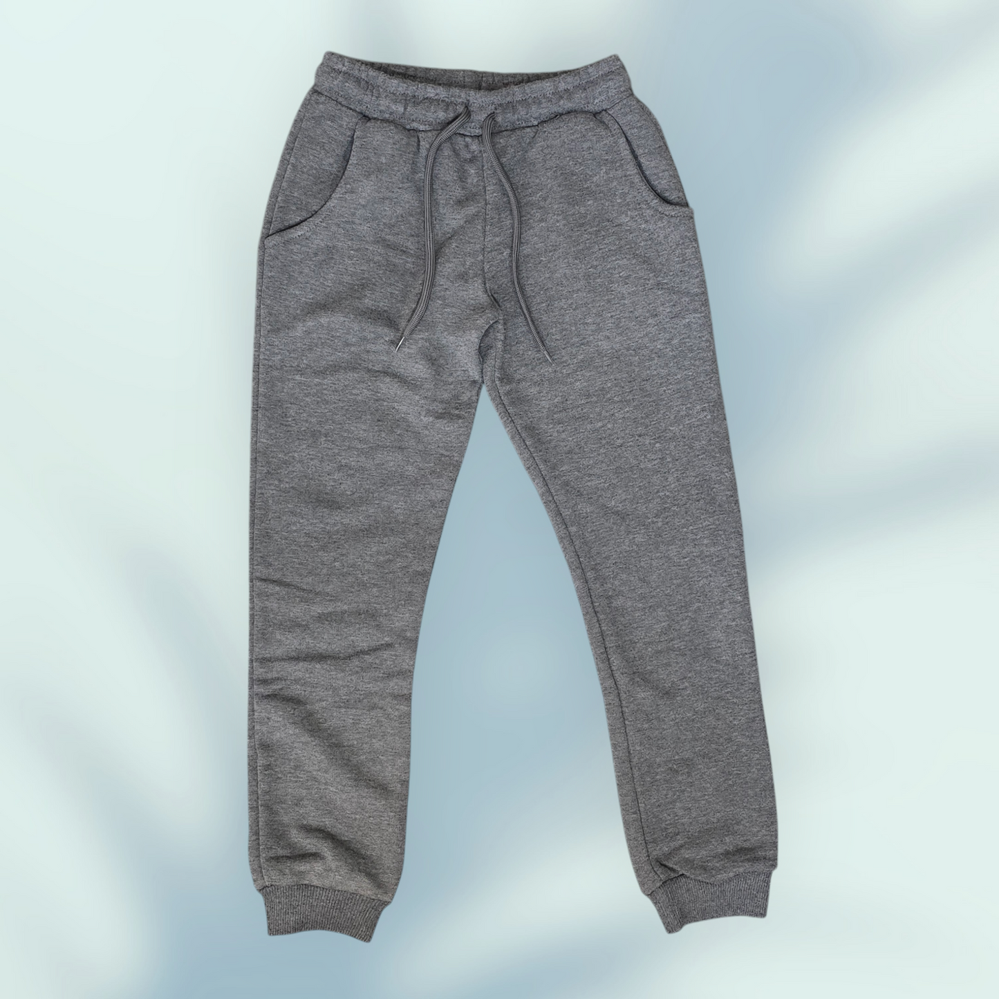 Cotton Grey Pants For Boys Size 13-14y