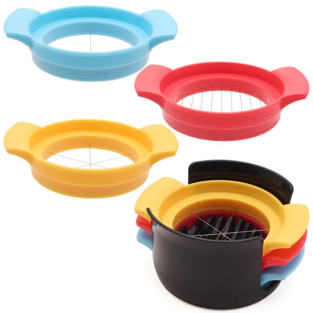 3in1 Egg Slicer Stainless Steel Cutter Multi Purpose Kitchen Tool