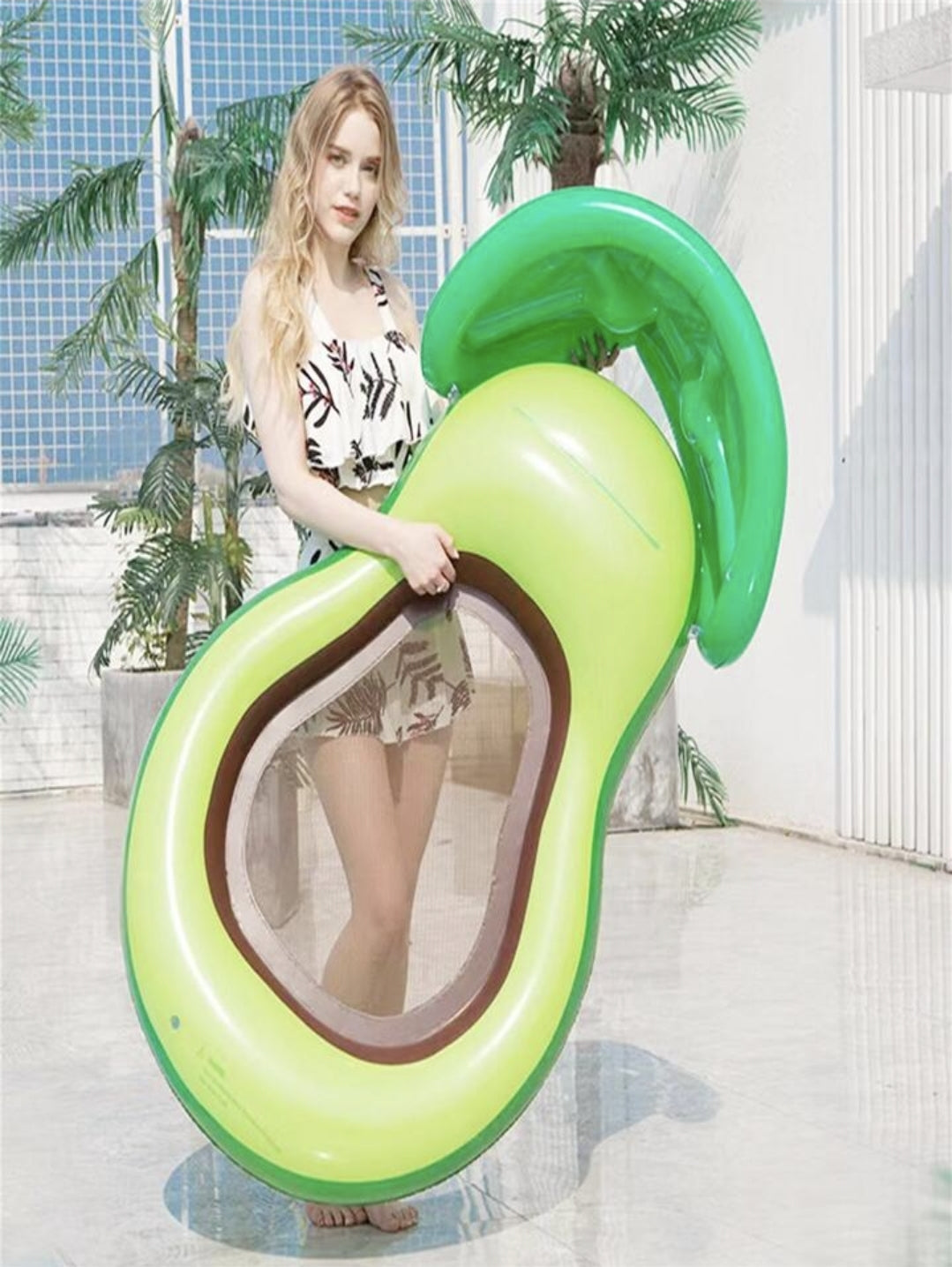 Avocado pool float 110х80см