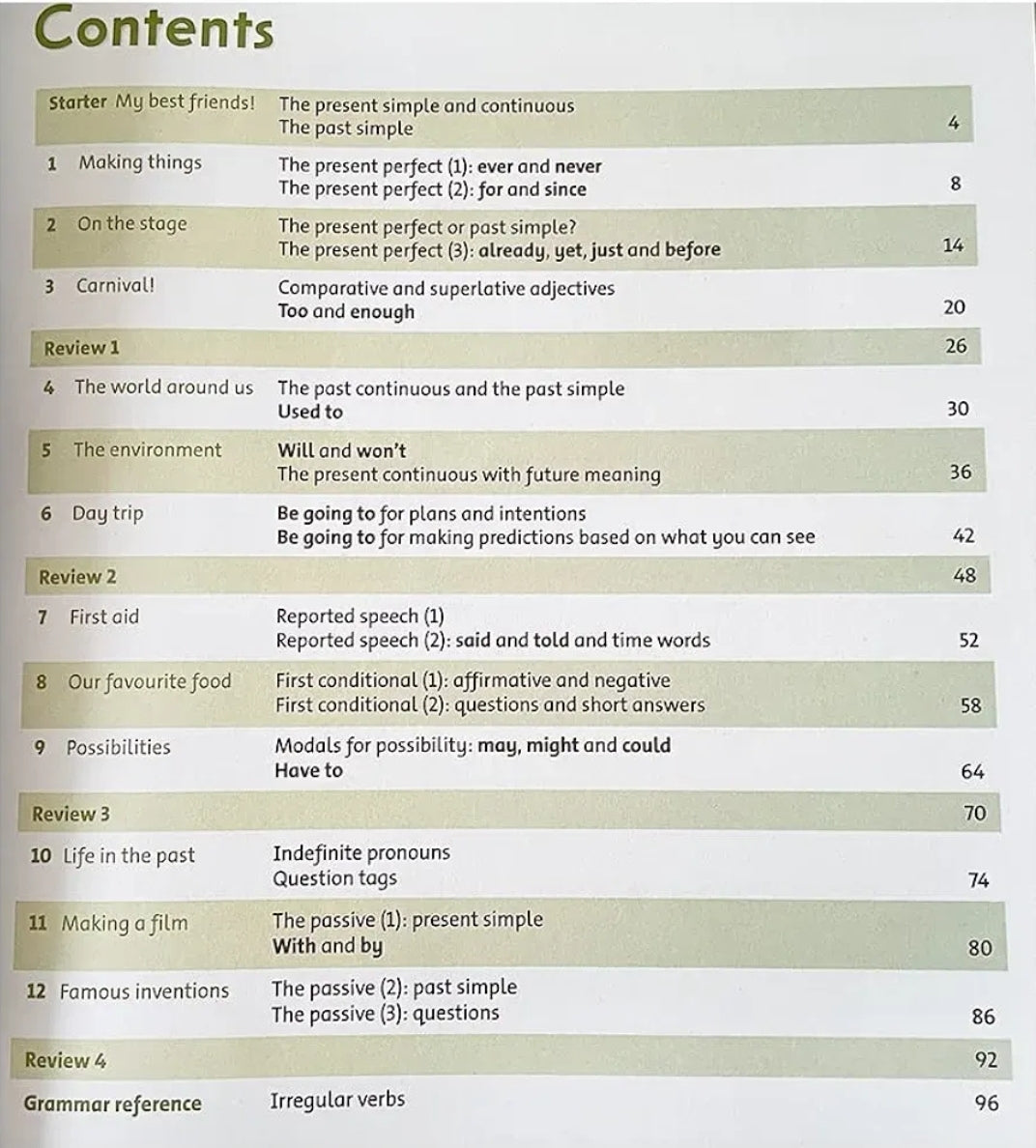 Oxford grammar friends 1-6. Set 6 books
