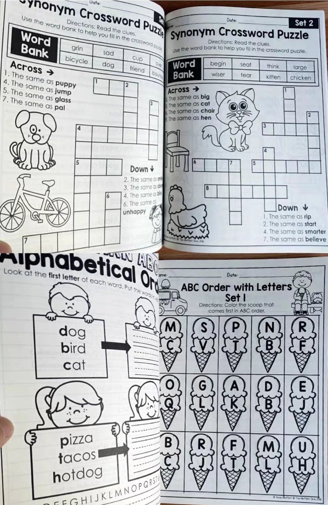Language arts and Grammar Workbooks for Gr2