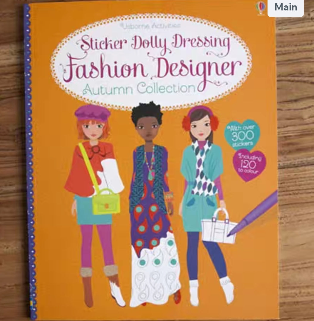 Sticker Dolly Dressing Fashion Designer Usborne