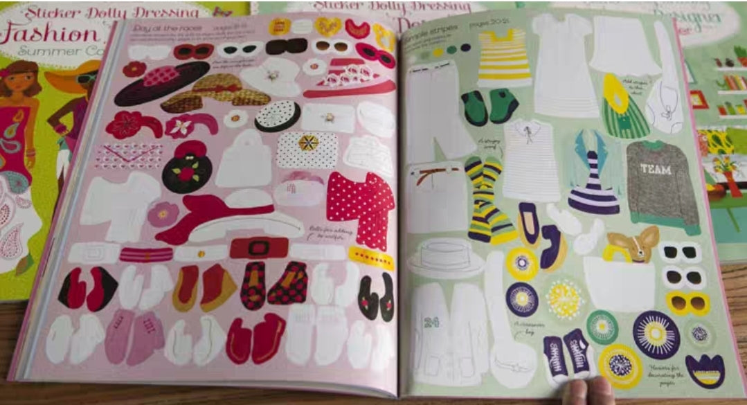 Sticker Dolly Dressing Fashion Designer Usborne