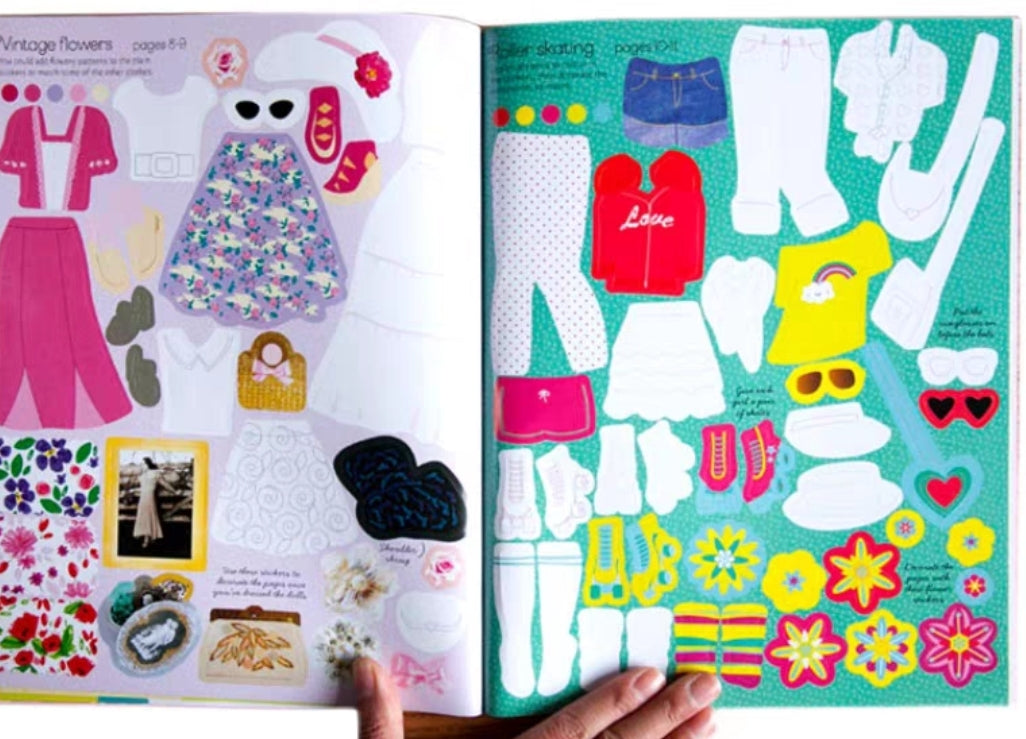 Sticker Dolly Dressing Fashion Designer Usborne
