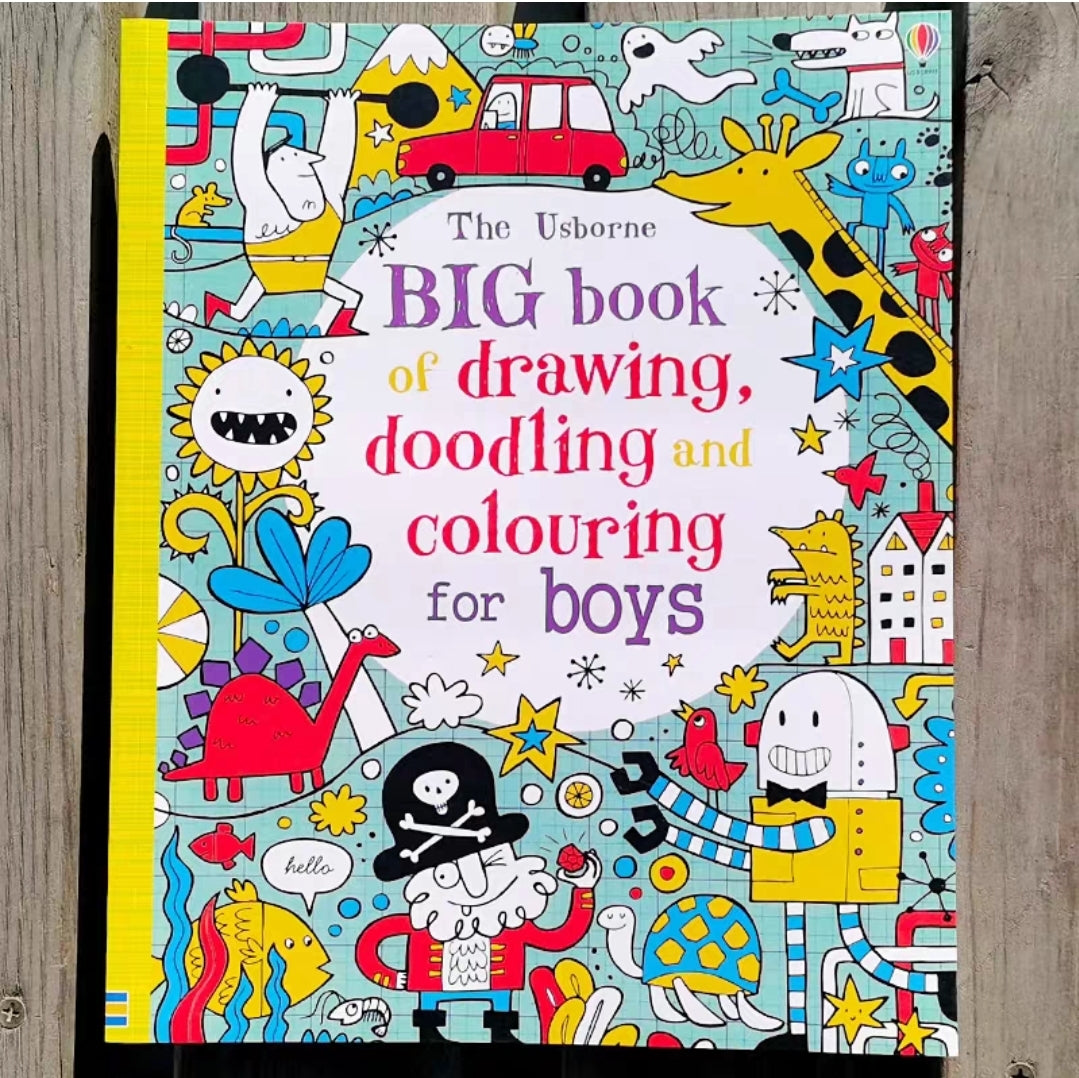 The usborn drowing book 192pgs