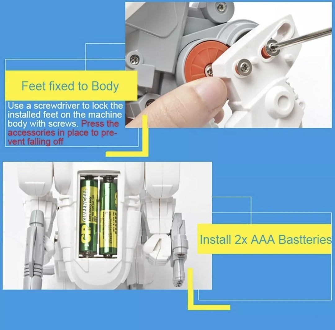Assembly Robot Toy Stem Block Toy Solar Power Science Kits Teens