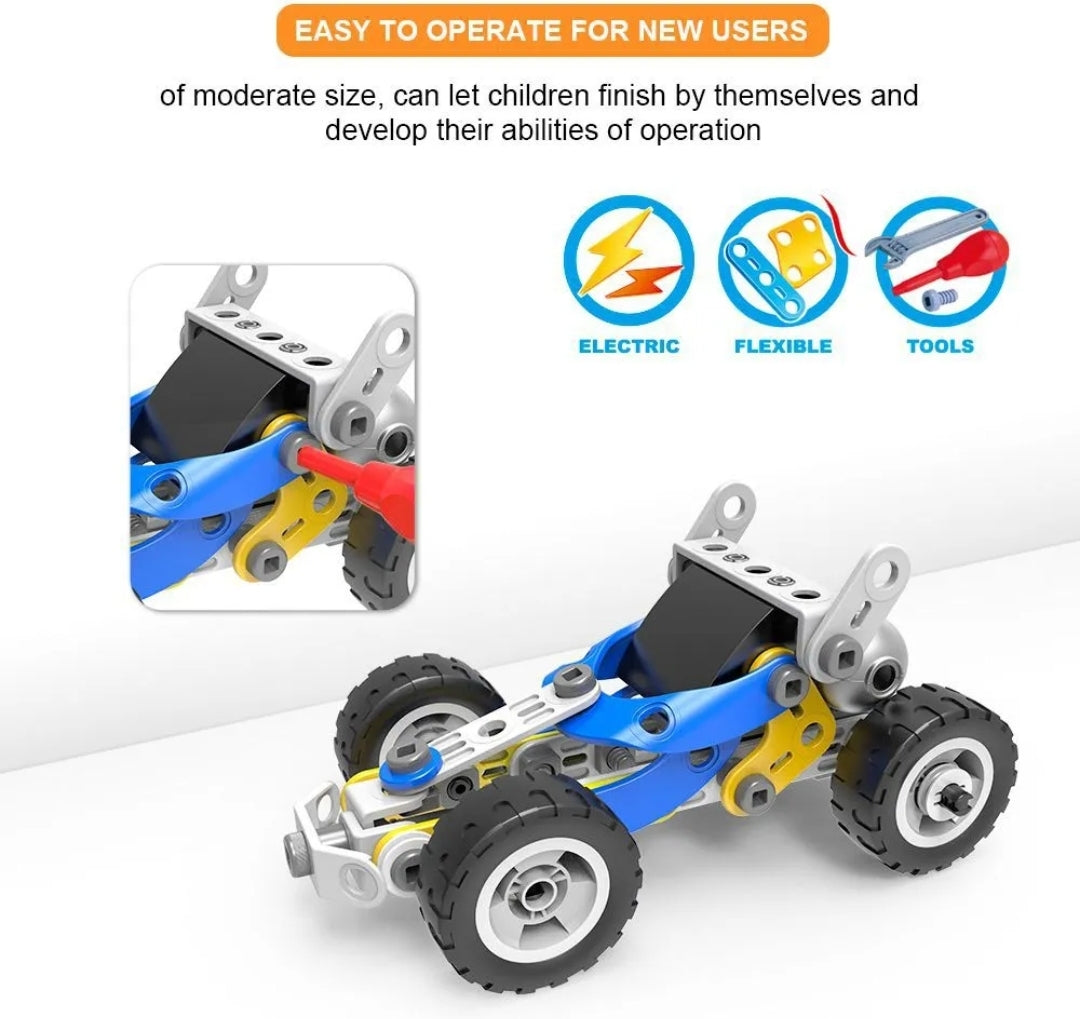 Build & play 113 pcs Toys for Preschool Kids, 5 in 1 Education