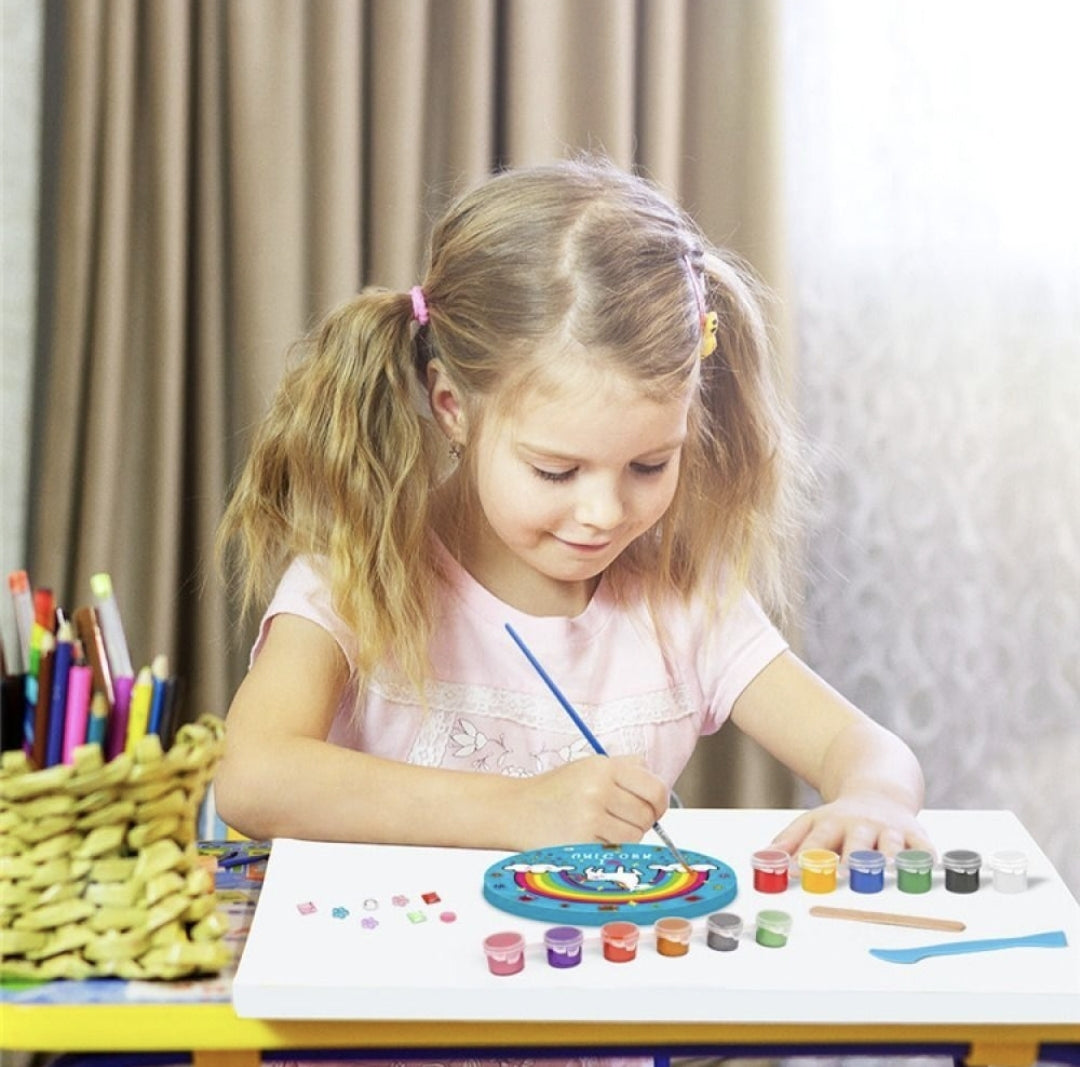Paint Your Own Unicorns DIY Mould & Paint Kit- Unicorn Plaster Crafts Creativity Painting Pack