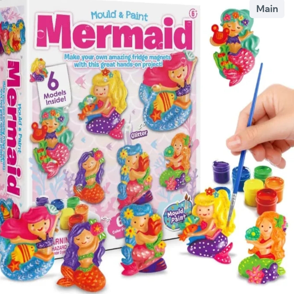 Paint Your Own Unicorns DIY Mould & Paint Kit- Unicorn Plaster Crafts Creativity Painting Pack