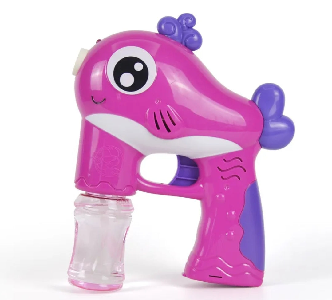 Electric Bubble Gun with 2 Bottles Bubble Solution, Favours, Summer Toy